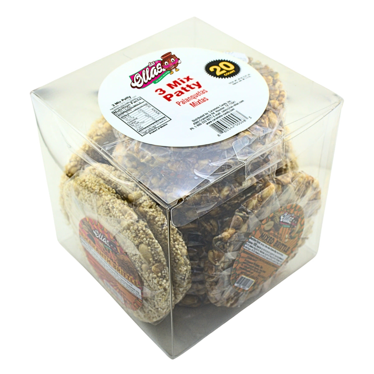 Las Ollas Jar 3 mix patty 20/2.46 oz.