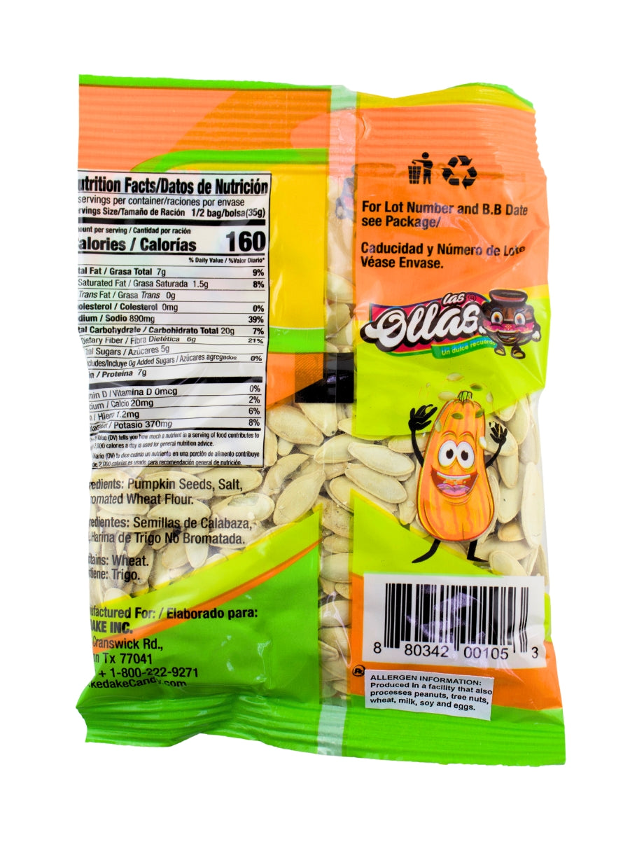 Las Ollas Stap Semillas de calabaza 12/2.5 oz.
