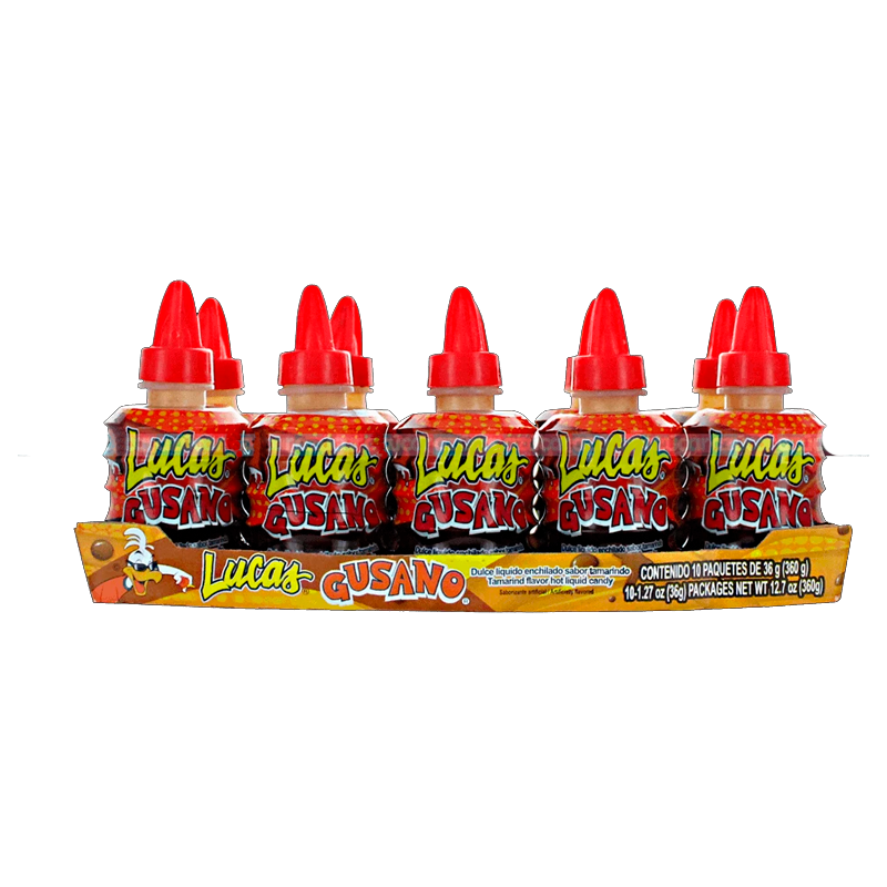 LUCAS GUSANO TAMARINDO DISPLAY BY KEDAKE INC. MEXICAN CANDY SHOP