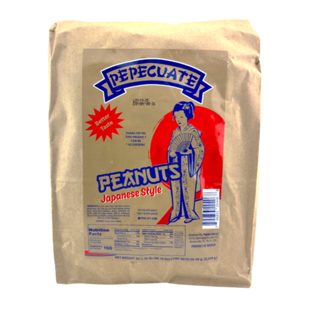 Pepito Cacahuate Japones 1/50/5 oz.
