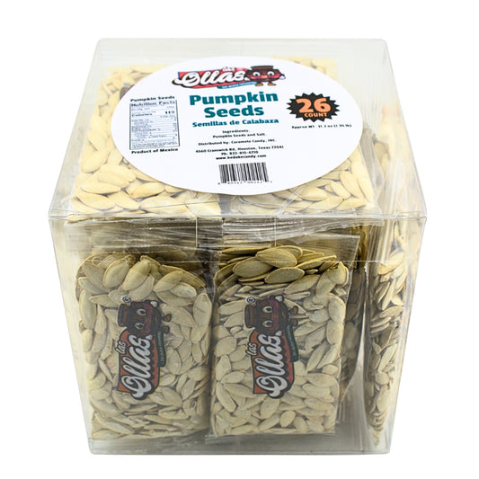 LAS OLLAS PUMPKIN SEEDS JAR 26/1.3 OZ