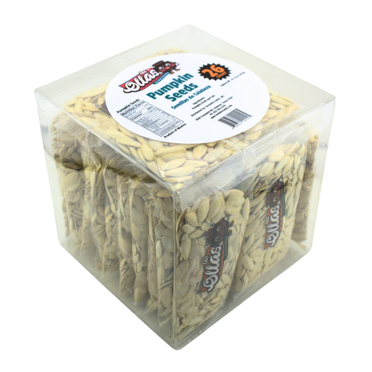 LAS OLLAS PUMPKIN SEEDS JAR 26/1.3 OZ