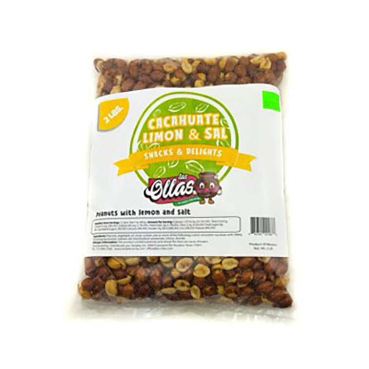 LAS OLLAS CACAHUATE ESPAÑOL SAL & LIME 2.0 LBS.
