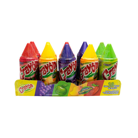 LORENA CRAYON SURTIDO DISPLAY 1/10 CT.