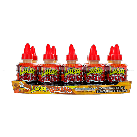 LUCAS GUSANO TAMARINDO DISPLAY BY KEDAKE INC. MEXICAN CANDY SHOP